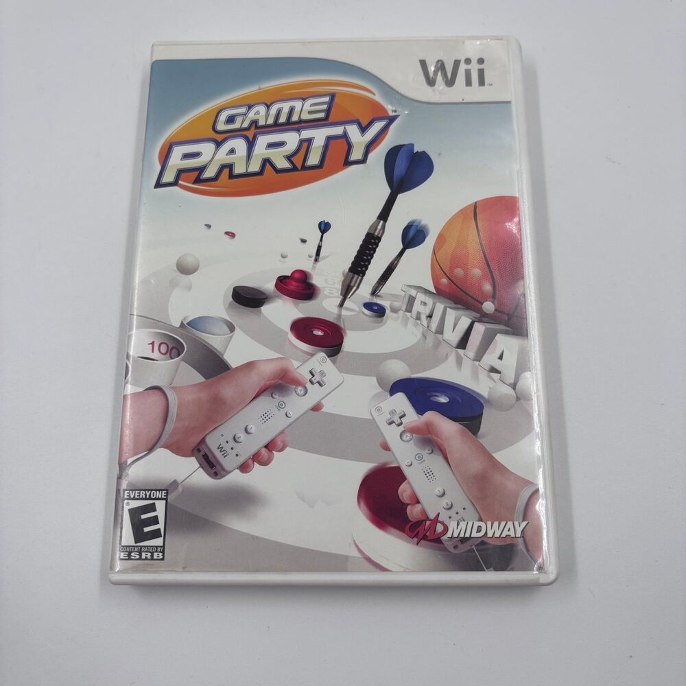 Game Party Nintendo Wii Case Artwork Disc Tested Arcade Mini Games